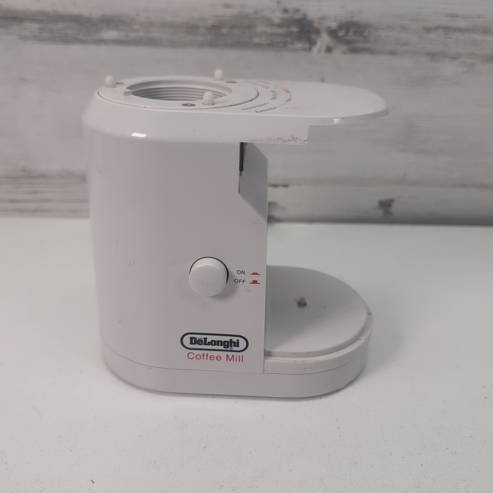 DeLonghi DCG-4 Coffee Mill Grinder Motor Base White Replacement Part